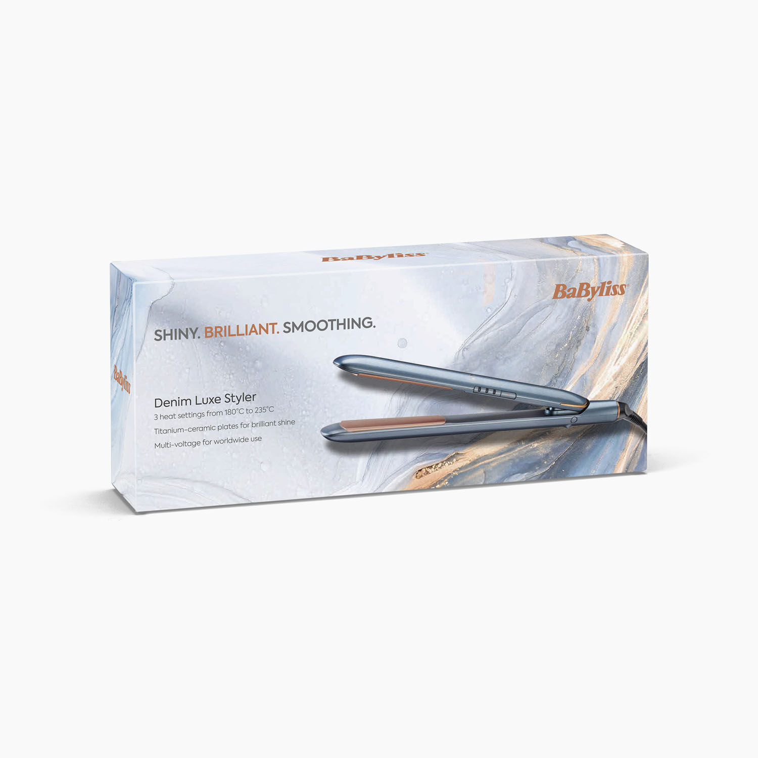 Denim Luxe Styler packaging